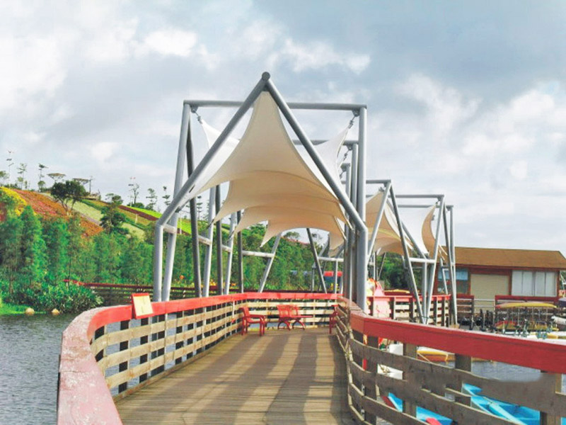 膜結構通道遮陽